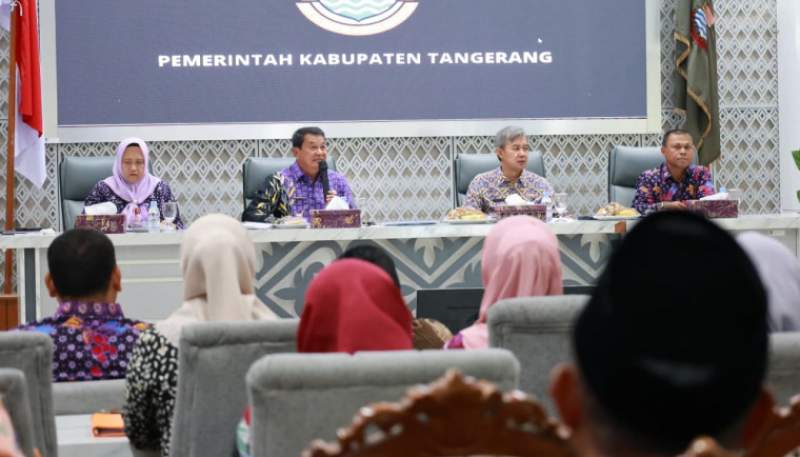 Bupati Tangerang Buka Rakor Pembentukan Posbankum Desa/Kelurahan