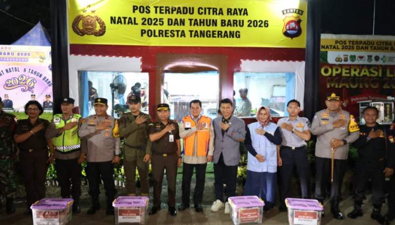 Pantau Perayaan Malam Natal, Bupati Tangerang Pastikan Aman dan Kondusif