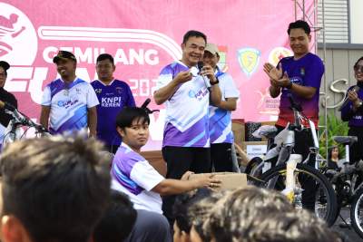 Peringati Haornas dan HUT Kabupaten Tangerang, Ribuan Warga Meriahkan Gemilang Fun Run