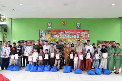 Hadiri Tasyakuran HUT Ke-8 Kodim 0510 Tigaraksa, Wabup Intan: Momentum Untuk Menguatkan Sinergi dan Kolaborasi