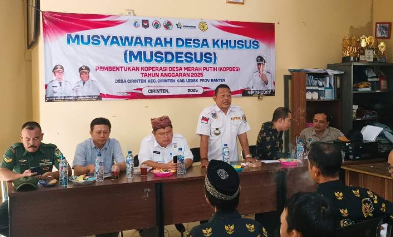 Pemerintah Desa Cirinten Bentuk Koperasi Desa Merah Putih, Dorong Ekonomi Lokal dan Kesejahteraan Masyarakat
