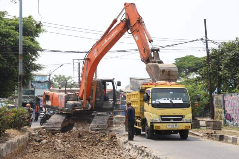 Perbaikan Jalan Garuda Batuceper Berlanjut, Akses Warga Tetap Lancar Selama Pekerjaan