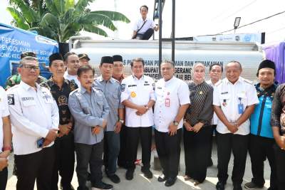 Komitmen Penuhi Kebutuhan Air Bersih Masyarakat, Bupati Tangerang Resmikan IPA Gembong