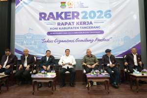 Jelang Porprov Banten, Bupati Maesyal Minta KONI Tangerang Matangkan Pembinaan Atlet