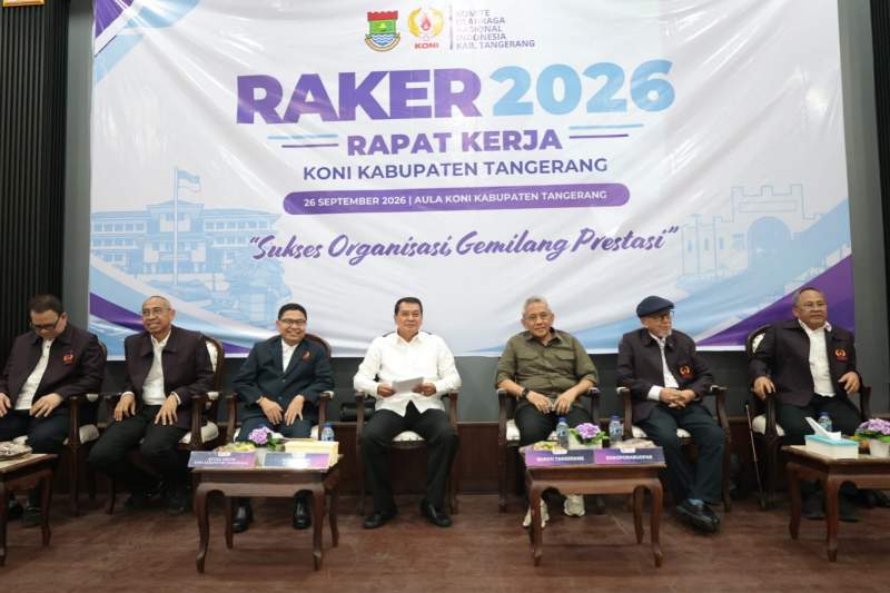Jelang Porprov Banten, Bupati Maesyal Minta KONI Tangerang Matangkan Pembinaan Atlet