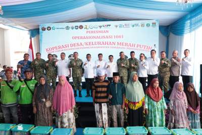 Optimalkan Ekonomi Desa, Bupati Tangerang Hadiri Peresmian Serentak Koperasi Desa/Kelurahan Merah Putih oleh Presiden RI