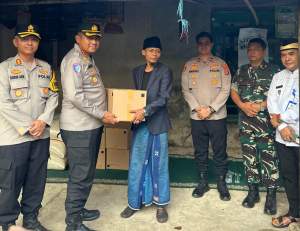 Kapolresta Tangerang Bantu Ponpes Bani Asyifa yang Alami Kebakaran