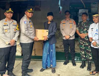 Kapolresta Tangerang Bantu Ponpes Bani Asyifa yang Alami Kebakaran