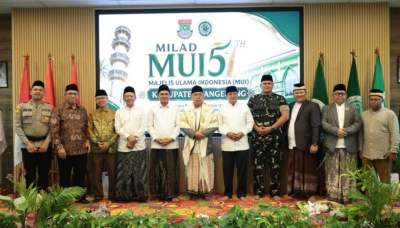 Hadiri Milad Ke-51 MUI, Bupati Tangerang Resmikan Muallaf Center