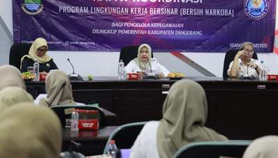Wujudkan Lingkungan Kerja Bersinar, ASN Pemkab Tangerang Ikuti Sosialisasi P4GN