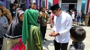 Kepala Desa Cikuya Salurkan 1.500 Paket Sembako untuk Anak Yatim, Berharap Jadi Ladang Ibadah di Bulan Ramadan