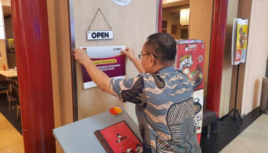 Bapenda Kabupaten Tangerang Lakukan Penagihan Pajak ke 3 Restoran di Supermall Karawaci