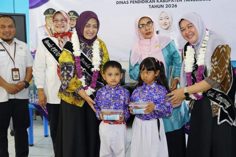 Bunda PAUD Kabupaten Tangerang Dorong Pemenuhan Gizi Anak Melalui Program PMT di Satuan PAUD