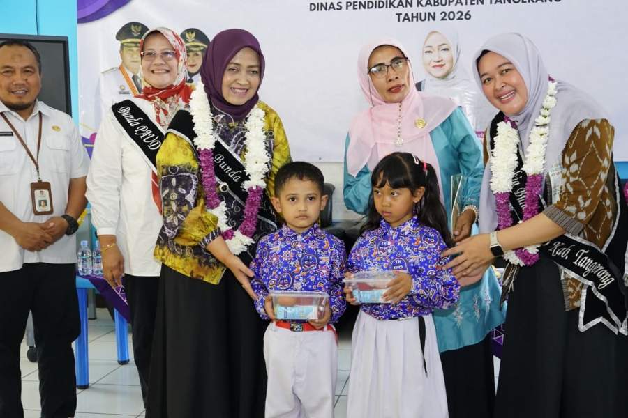 Bunda PAUD Kabupaten Tangerang Dorong Pemenuhan Gizi Anak Melalui Program PMT di Satuan PAUD