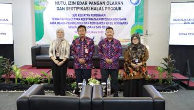 Diskan Gelar Sosialisasi Mutu Produk, Izin Edar, dan Sertifikasi Halal bagi Pelaku Usaha Perikanan