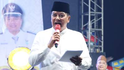 Bupati Tangerang Hadiri STQ ke-VIII dan Rampak Bedug Desa Bojong Renged Kecamatan Teluknaga