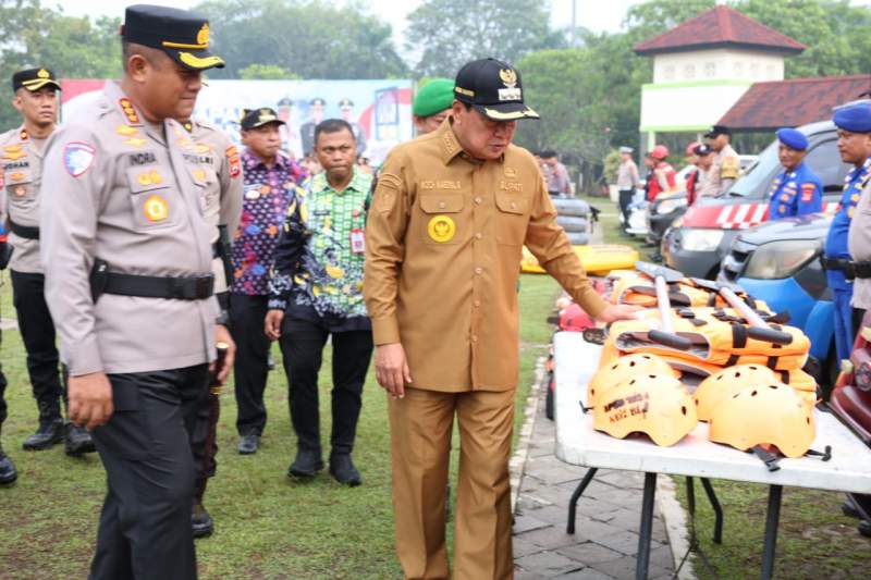 Bupati Tangerang Pimpin Apel Kesiapsiagaan Bencana, Tekankan 4 Hal Penting Hadapi Musim Hujan