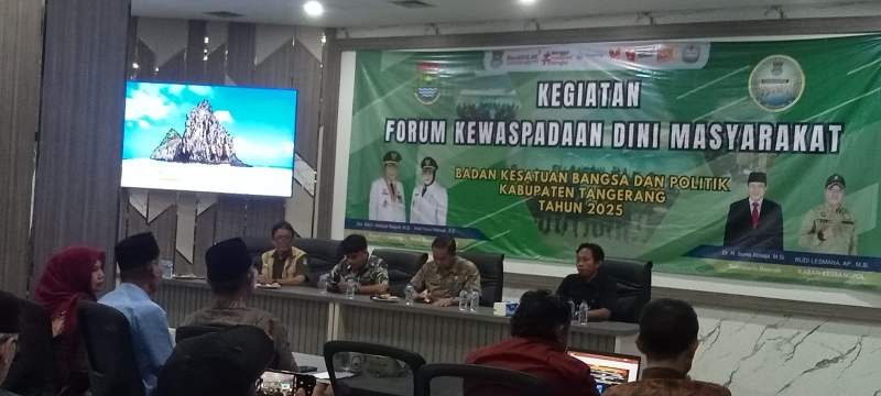 Sinergi Kesbangpol dan FKDM Perkuat Keamanan Wilayah Tangerang