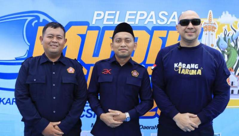 Karang Taruna Kecamatan Teluknaga Berangkatkan 290 Pemudik Melalui Program Mudik Gratis