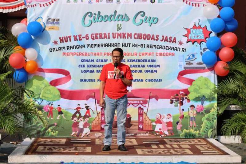 HUT ke-6 Gerai UMKM Cibodas Jasa Kota Tangerang Dapat Kado Renovasi