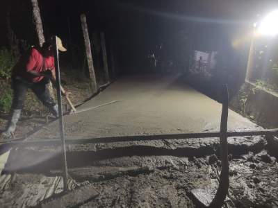 Dana Desa 2025 Gerakkan Pembangunan Jalan Rabat Beton di Mekaragung