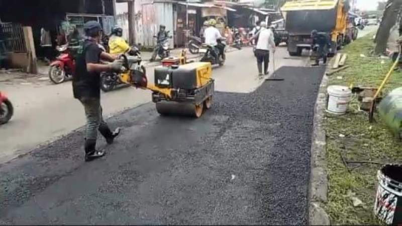 Pemkab Bogor Gerak Cepat Perbaiki Jalan Rusak di Tegar Beriman, Tindak Lanjuti Aduan Masyarakat