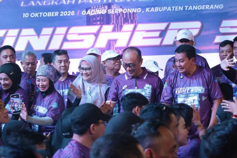Ribuan Peserta Ramaikan Gemilang KORPRI Night Run 2026, Bupati Tangerang Gaungkan Semangat Mengabdi Tanpa Batas