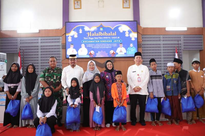 Wakil Bupati Tangerang Intan Nurul Hikmah Hadiri Halal Bihalal Tingkat Kecamatan Sindang Jaya