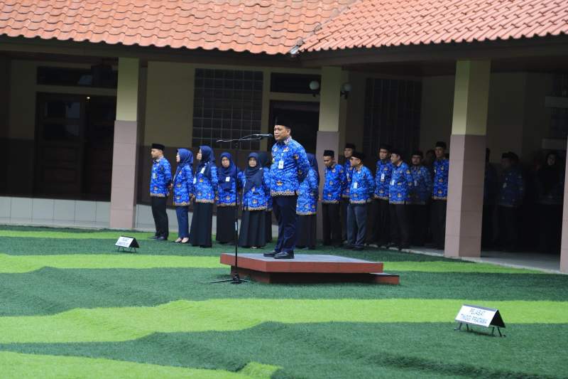 Pj Wali Kota Tangerang Nurdin Pimpin Apel Terakhir, Titipkan Pesan untuk ASN