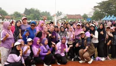 Wabup Tangerang Senam Sehat Bersama Warga Kemiri