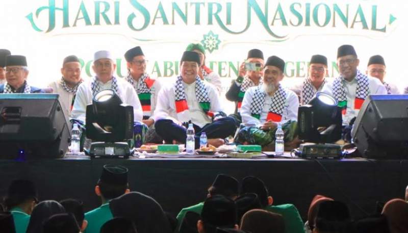 Hadiri Puncak Peringatan Hari Santri Nasional PCNU, Bupati Tangerang Ajak Santri Terus Berkontribusi Bagi Kemajuan Bangsa