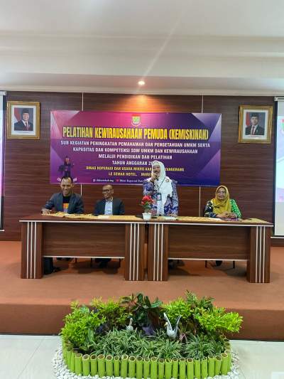Diskum Bekali Pelatihan Kewirausahaan ke Semua Elemen Pemuda Kabupaten Tangerang