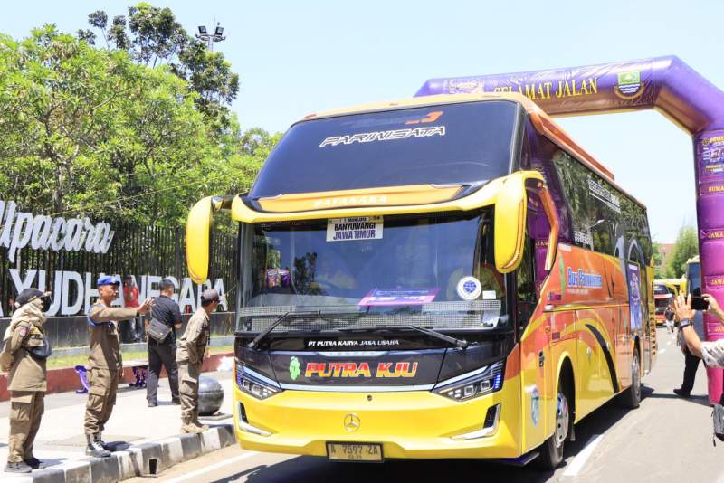 Pemkab Tangerang Berangkatkan 3000 Lebih Peserta Mudik Gratis