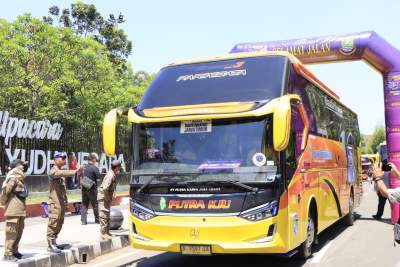 Pemkab Tangerang Berangkatkan 3000 Lebih Peserta Mudik Gratis