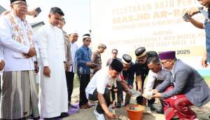 Bupati Tangerang Resmikan Peletakan Batu Pertama Masjid Ar-Rasyid di Tigaraksa