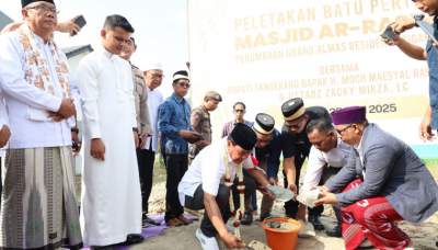 Bupati Tangerang Resmikan Peletakan Batu Pertama Masjid Ar-Rasyid di Tigaraksa