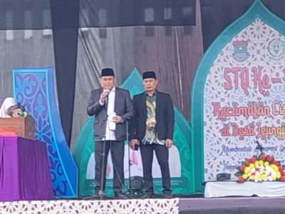 Kepala KUA Kecamatan Cisoka Pimpin Do'a STQ Tahun 2024