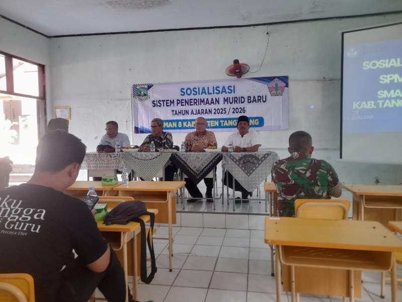 SMAN 8 Kabupaten Tangerang Gelar Sosialisasi SPMB Tahun Ajaran 2025/2026