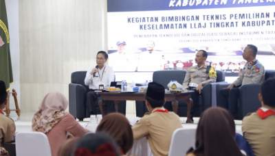 Cetak Duta Keselamatan LLAJ, Dishub Kabupaten Tangerang Latih Pelajar
