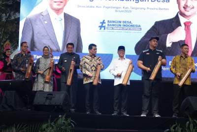 Apel Pemuda Pelopor Siaga Membangun Desa Digelar di Desa Jatake, Kecamatan Pagedangan