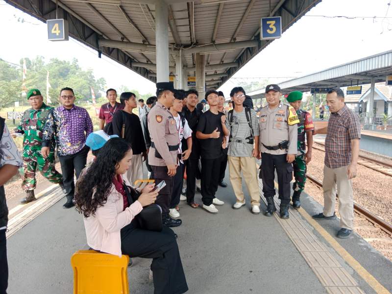 Polresta Tangerang Pantau Sejumlah Stasiun, Antisipasi Massa Bergerak ke Jakarta