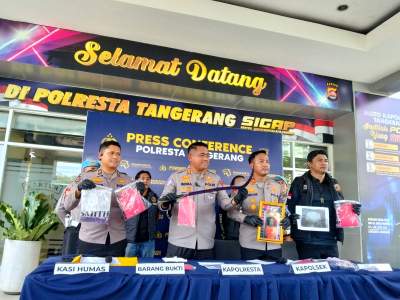 Tawuran Remaja Satu Orang Luka Parah, Polresta Tangerang Bekuk Amankan Tersangka