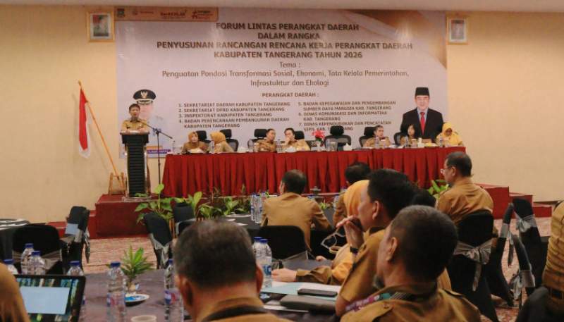 Forum Lintas PD Bidang Pemerintahan Digelar, 7 OPD Paparkan Rancangan Renja 2026