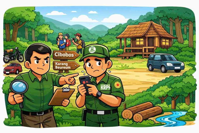 Diduga Tak Berizin, Pengelolaan Wisata di Lahan Perhutani Lebak Disorot Aktivis Lingkungan