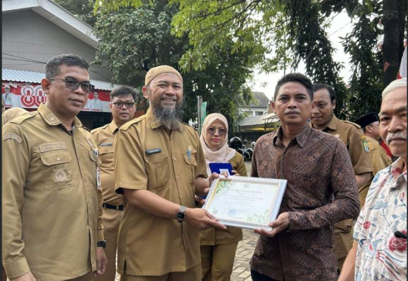 Pemkot Tangerang Serahkan Sertifikat Penghargaan Proklim Tingkat Nasional