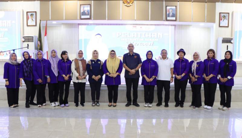 Buka Pelatihan Instruktur Senam Pemula, Wabup : Menumbuhkan Budaya Sehat di Masyarakat