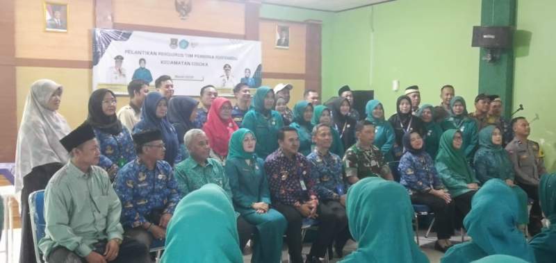 Kepala Puskesmas Cisoka Dilantik Sebagai Ketua Tim Posyandu Bidang Kesehatan