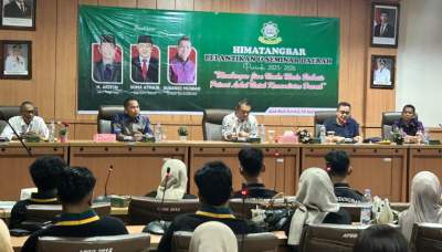 Pelantikan Pengurus Himatangbar, Sekda Buka Ruang Berkolaborasi Dalam Program Penelitian dan Pemberdayaan Masyarakat