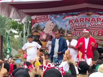 Semarak HUT RI ke-81, Pemdes Bojong Loa Gelar Pesta Rakyat di Bantaran Sungai Cidurian