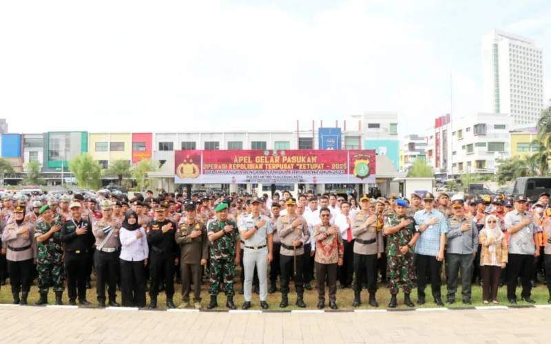 Sebanyak 1.573 Personel Gabungan Siap Amankan Mudik Lebaran di Kota Tangerang